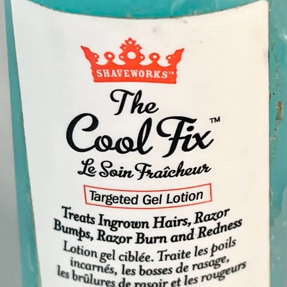 The Cool Fix Targeted Gel Lotion Ingrown Hairs Razor Bumps Burn Travel 1 oz New